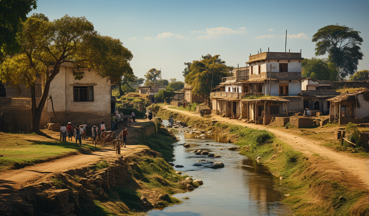 small-lake-flowing-throug-the-village-of-punjab